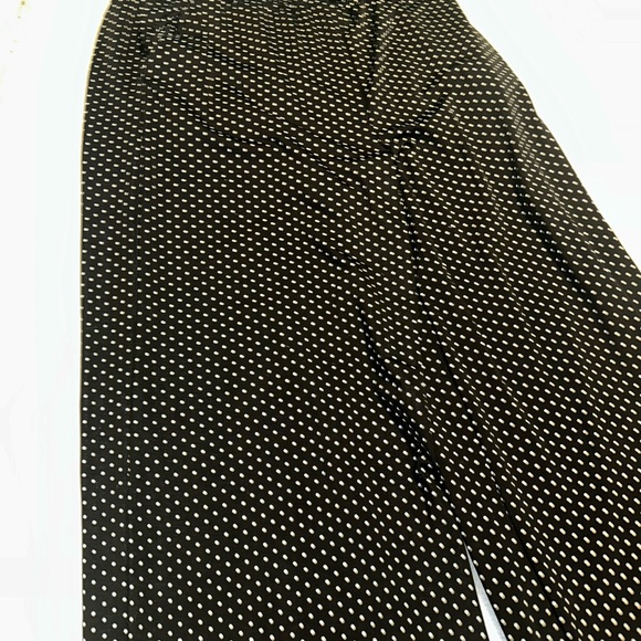 Black and White Polka Dot Wide-Leg Pants/Pajama Pants. Large. MUST BE BUNDLED - Picture 6 of 7